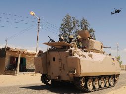 Las Fuerzas Armadas egipcias luchan contra grupos armados radicales en el norte y el centro del Sinaí. AP/ARCHIVO