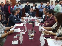 Imagen de la sesión de la Comisión de Vigilancia del Congreso. TWITTER/@LegislativoJal