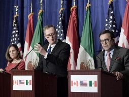 México fue el anfitrión de la quinta ronda de negociaciones y durante esta ronda se reunieron 30 grupos de trabajo. EFE / ARCHIVO