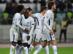 Este triunfo deja al Chelsea con 10 puntos, como líder provisional del grupo C. AFP / K. Kudryatsev