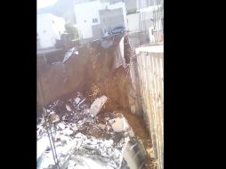 Derrumbe de casas en Monterrey deja dos muertos