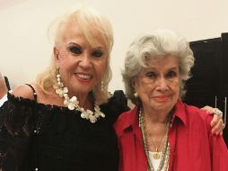 La Güera Salas con Nelly Wulff.