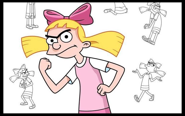 ''Helga Pataki'' es uno de los personajes más queridos de la serie animada. Facebook/Hey Arnold