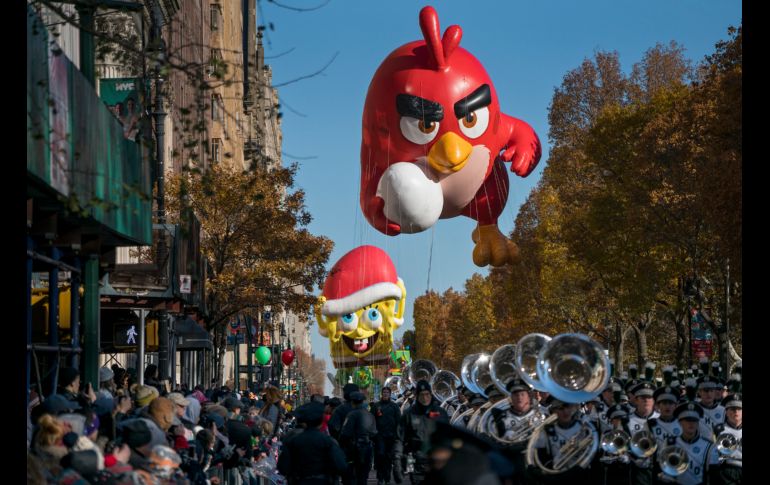 Este jueves se realizó la edición 91 del desfile anual del Día de Acción de Gracias en Nueva York. AFP / C. Ruttle