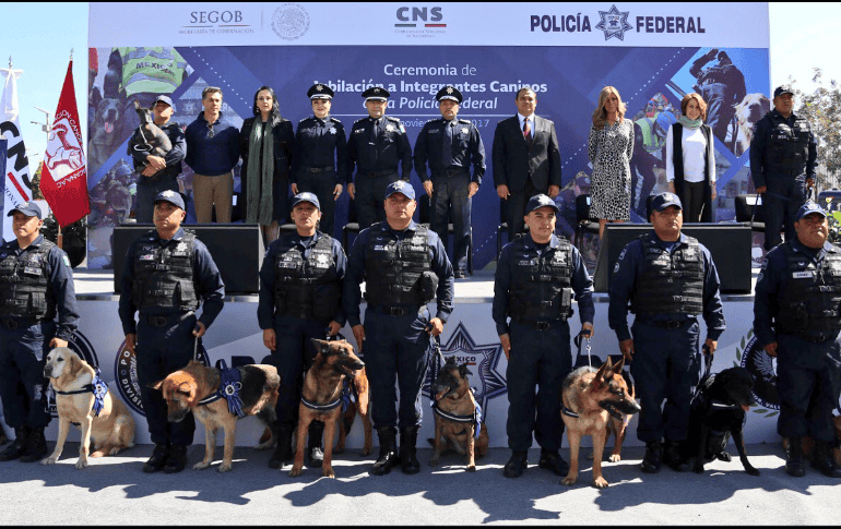 El comisionado general de la Policía Federal, Manelich Castilla compartió imágenes del evento a través de su cuenta oficial.  TWITTER/ @ManelichCC
