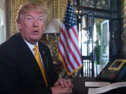 Trump tuvo una videoconferencia con tropas emplazadas en Afganistán. AFP/N. Kamm