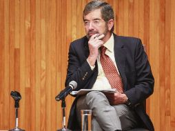 Respaldo. Juan Ramón de La Fuente resaltó que los interesados en contender por un cargo público deben basar sus propuestas en estudios respaldados por universidades. EL INFORMADOR/G. Gallo