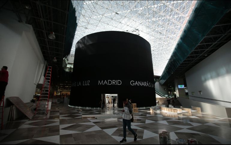 Aspecto del pabellón de la FIL que tendrá a la ciudad de Madrid como protagonista. EL INFORMADOR / F. Atilano
