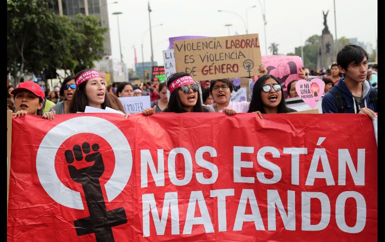 Perú está considerado como el tercer país más violento en el mundo para las mujeres. EFE / E. Arias
