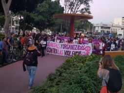 El punto de partida para la manifestación fue en el Parque Revolución. EL INFORMADOR/S. Blanco