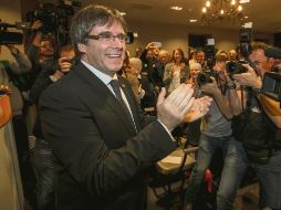 Próximas elecciones. Carles Puigdemont hizo un llamado a apostar por su “alternativa de esperanza”. AP