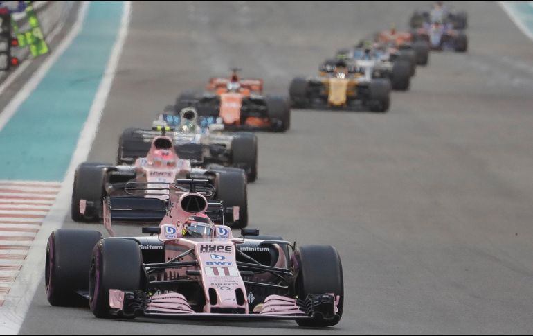 Este es el primer año en el que Sergio Pérez no logra podios con Force India. AP / L. Bruno