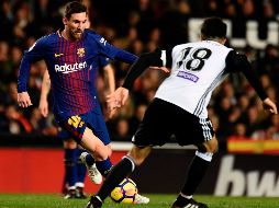 El Barcelona se mantiene en primer lugar de la clasificación de la Liga española. AFP/J. Jordan