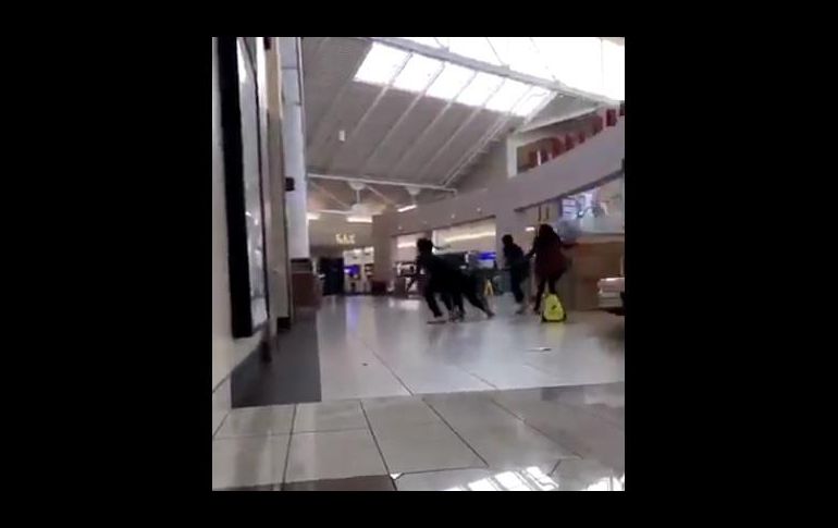 El incidente ocurrió en el centro comercial Galleria at Chrystal Run, en la localidad de Middletown, a 112 kilómetros al norte del centro de Manhattan.TWITTER / @jdmiles11