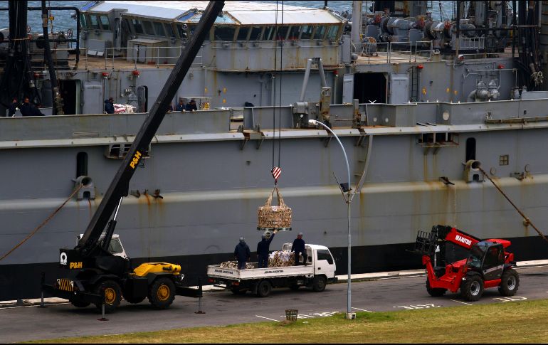 El submarino argentino ARA San Juan no ha sido localizado tras 12 días de intensa búsqueda. EFE / M. Arduin