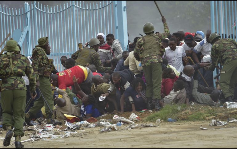 Las protestas en Kenia se han saldado con decenas de manifestantes muertos y heridos a manos de las fuerzas del orden. AFP/S. Maina