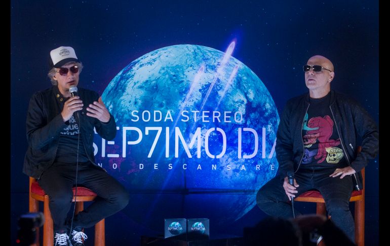 Zeta Bosio y Charly Alberti, integrantes de Soda Stereo, presentaron el álbum 