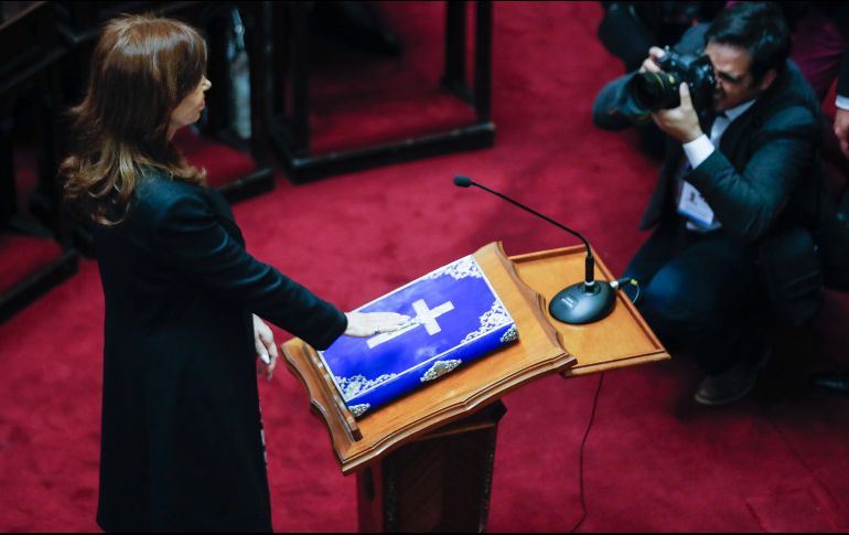 De esta manera, Fernández de Kirchner, quien ya había sido diputada y senadora, reiniciará su trayectoria legislativa dos años después de haber dejado la presidencia. EFE / D. Fernández