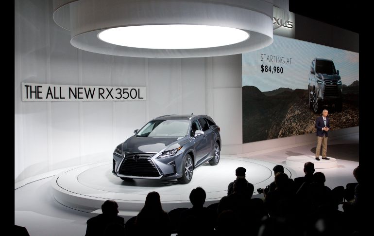 La presentación del Lexus RX350L.