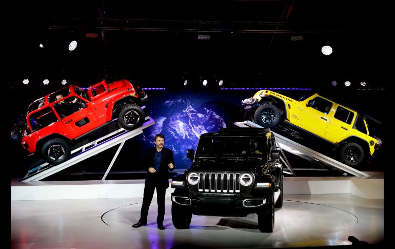 Mike Manley, presidente de Jeep, presenta el icónico Wrangler. El Salón del Automóvil de Los Ángeles inició este miércoles la presentación de los nuevos modelos caracterizados por la incorporación de las últimas tecnologías.