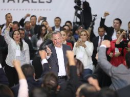 Meade hizo un llamado a los priístas de los estados a que lo acompañen en su intención de convertirse en abanderado del tricolor. SUN/L. Godínez