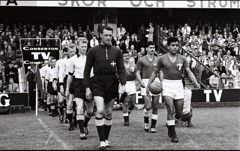 El partido Suecia-México inauguró el Mundial de 1958. MEXSPORT/ARCHIVO