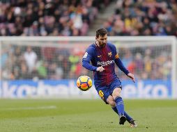 Por el Barcelona anota Lionel Messi y Luis Suárez y por el Celta de Vigo, Iago Aspas y Maximiliano Gómez. AFP / P. Barren