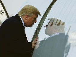 Frente a su reflejo. En el que hasta hoy quizá sea el mejor día de su administración, el presidente estadounidense cargó con el peso de la trama rusa. AP
