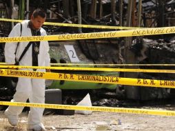 Además del tambo y los restos óseos hallaron piezas dentales y una serie de objetos no biológicos. SUN / ARCHIVO