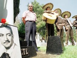 Los restos de Jorge Negrete descansan en el Panteón Jardín, de la Ciudad de México. NTX / ARCHIVO