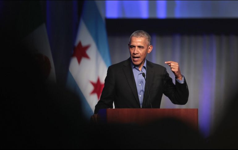 Obama, durante una cumbre de 51 alcaldes de Estados Unidos, Canadá, México y Francia, que se desarrolla en Chicago. AFP / S. Olson