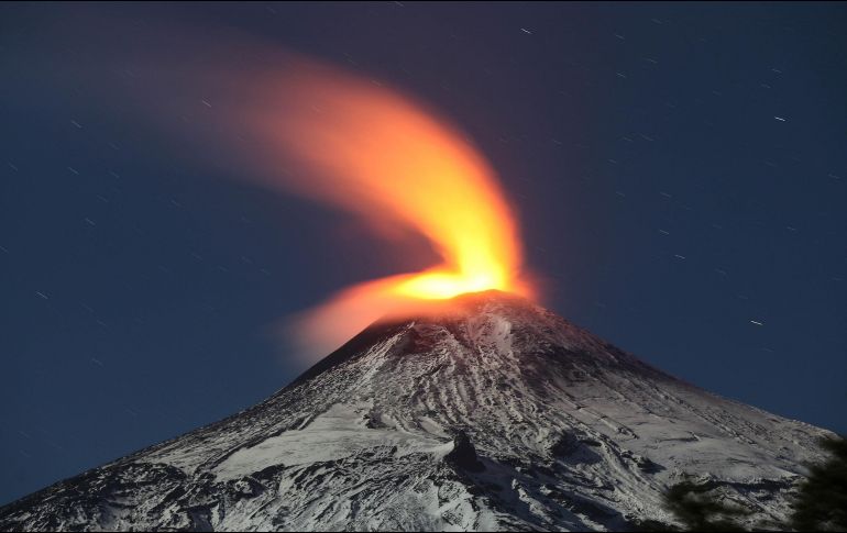 El Villarrica es uno de los volcanes con mayor registro histórico de erupciones de Sudamérica. NTX/ARCHIVO