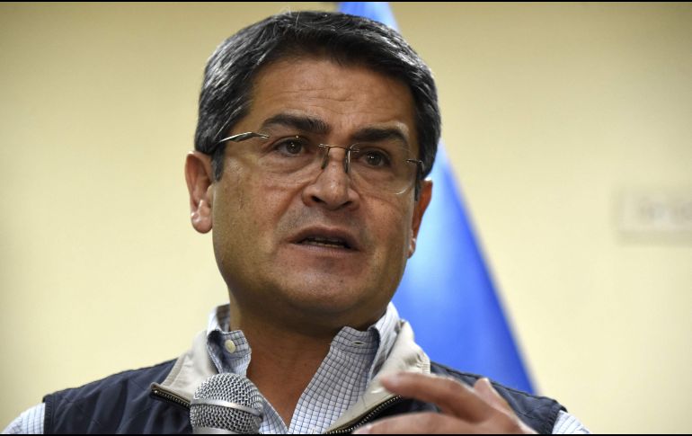 Hernández aseguró que el proceso debe realizarse bajo los establecimientos de la ley hondureña. AFP/J. Ordoñez