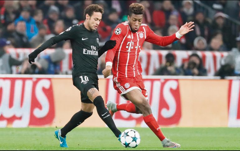 Los de Múnich dejaron a Neymar (izq.) sin la posibilidad de convertirse en el único jugador de la historia en haber marcado en los seis partidos de grupos. EFE