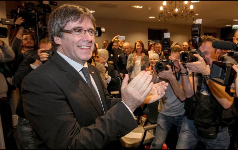 Puigdemont y sus partidarios en Bélgica han manifestado su intención de competir por una diputación en las elecciones del 21 de diciembre. AP/O. Matthys