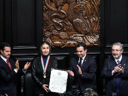 Julia Carabias es la sexta mujer en recibir esta distinción del Estado mexicano. SUN / G. Espinosa