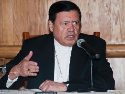El Papa Francisco acepta la renuncia de Rivera Carrera como arzobispo primado de México. SUN / ARCHIVO