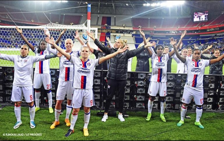 En la temporada pasada, el Olympique de Lyon se coronó bicampeón de la Liga de Francia, la Copa y la Liga de Campeones femenina por segunda ocasión consecutiva. ESPECIAL / olweb.fr