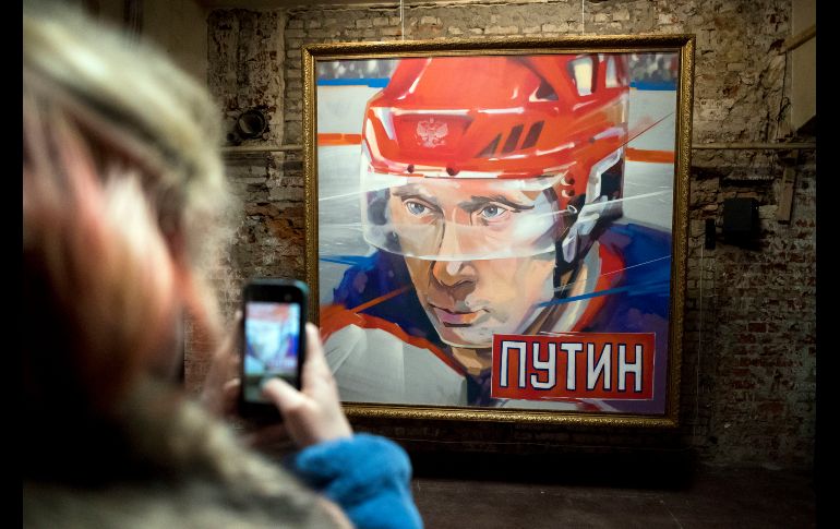 El líder ruso es aficionado al hockey.