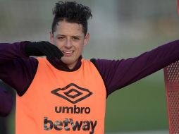 Apenas en la semana, Javier superó sus problemas musculares y volvió a los entrenamientos, por lo que es opción al menos para entrar en la convocatoria del juego. ESPECIAL / whufc.com
