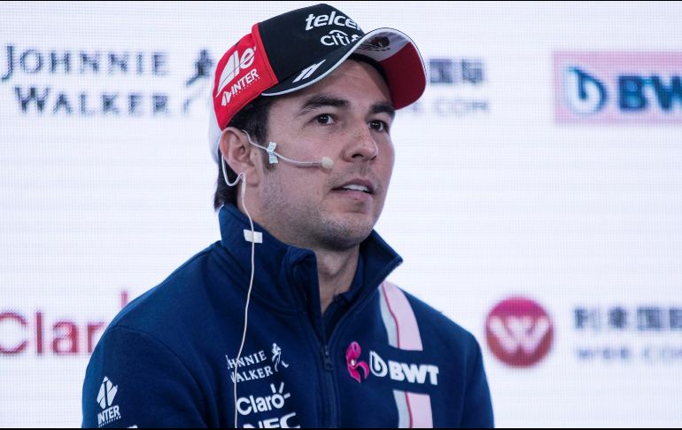 Sergio Pérez. Entre sus objetivos para la temporada de 2018 está refrendar el cuarto lugar de la escudería Force India en el campeonato de constructores. SUN/ARCHIVO