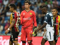 Felipe López Gutiérrez se dice agradecido por la titularidad en la portería melenuda. MEXSPOR/J. Martínez