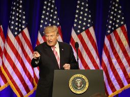 Donald fustigó a los legisladores que rechazan endurecer las disposiciones migratorias y que buscan un acuerdo para reemplazar el programa DACA. AFP / J. Raedle