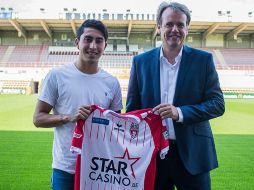 El jugador surgido de las fuerzas básicas del América da un nuevo paso en su carrera en Europa. INTERNET/www.excel-foot.be/