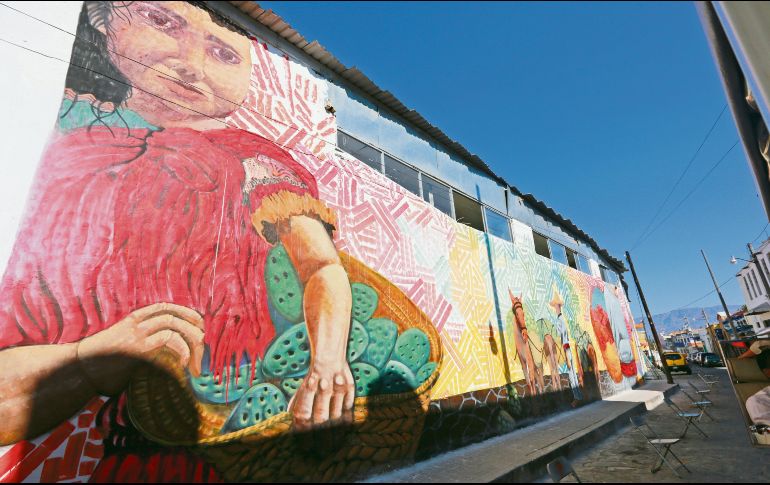 El primer mural está dedicado a los arrieros que fueron pieza fundamental en el desarrollo de la industria tequilera. El INFORMADOR/ F. González