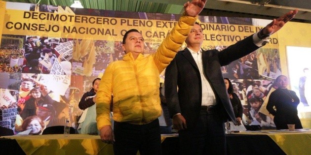Granados toma protesta como nuevo dirigente del PRD