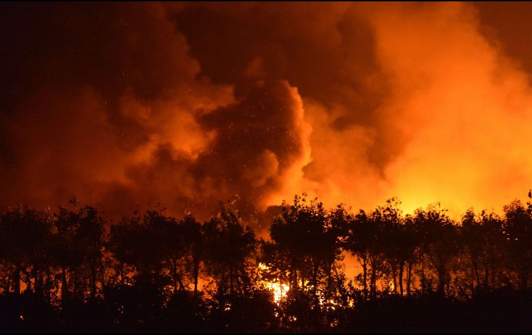 Los equipos de emergencia tardaron dos horas en extinguir el fuego. AFP/ARCHIVO
