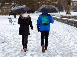 Se prevé que los vuelos se normalicen durante la noche, ya que la temperatura subió a seis grados. EFE/ S. Di Nori