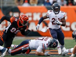 Jordan Howard corrió para 147 yardas y logró un par de anotaciones. AP / G. Landers