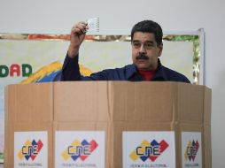 Maduro dijo que no puede entender por qué los principales partidos de la coalición opositora tomaron esa decisión. EFE / Miraflores